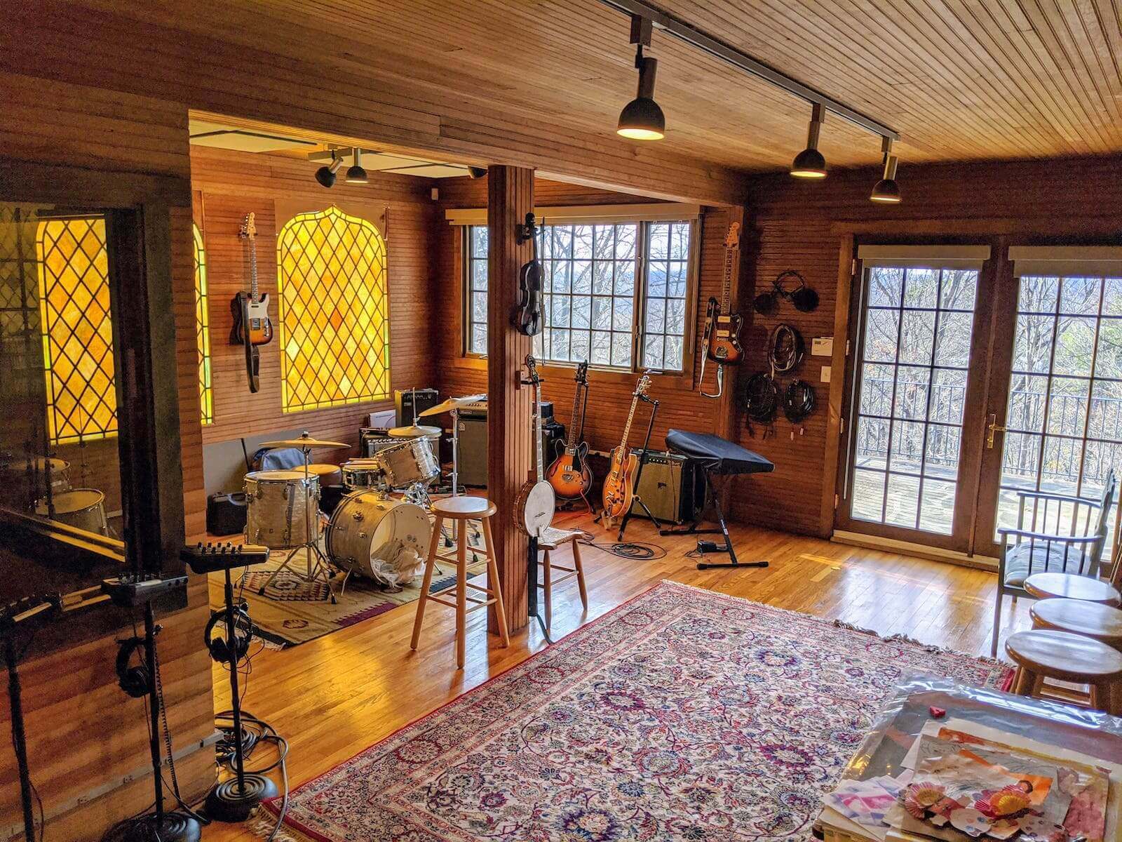 The live recording room